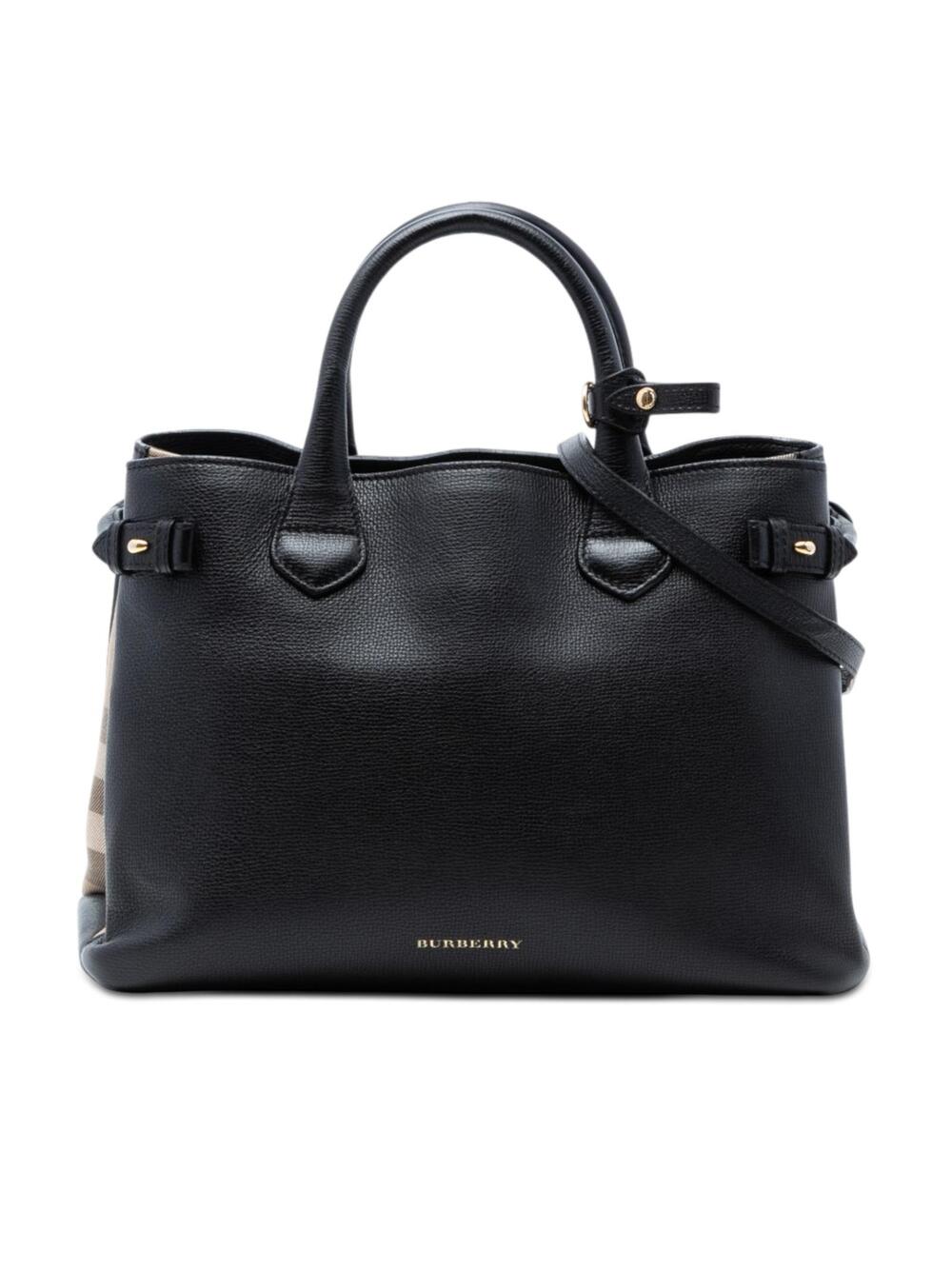 Burberry Medium Leather And House Check #279233B57B